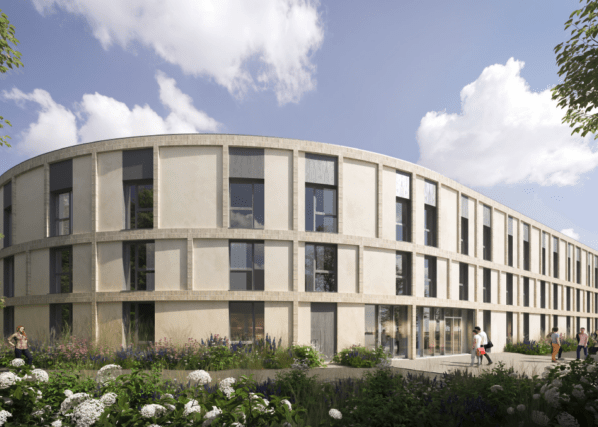Rendu de la résidence étudiante Le Ruban à Villeneuve-d'Ascq